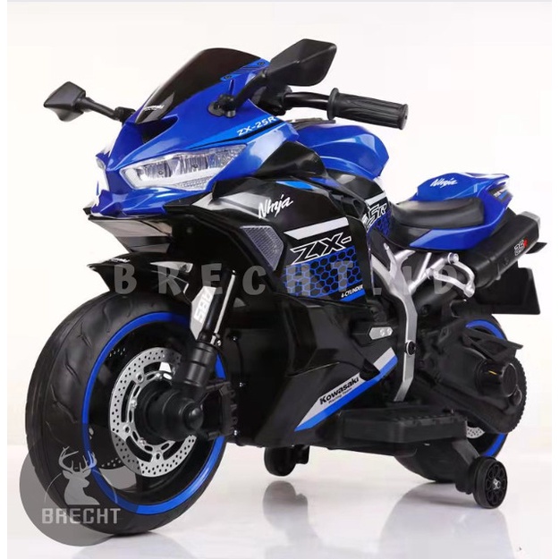 Mainan Motor Aki Anak Yukita 738 / MB 191 Ninja ZX 25R Kawasaki