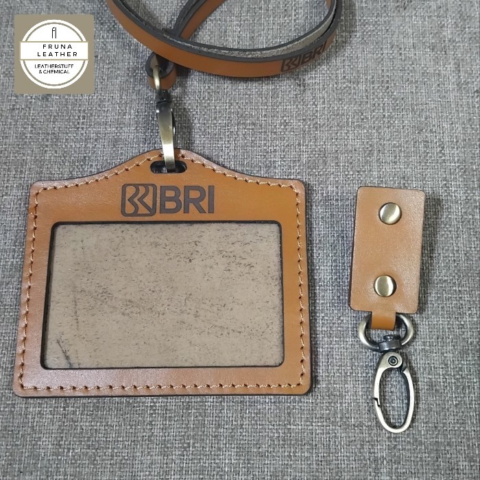 

Tempat Kartu Id Card Name Tag Landscape Horizontal Kulit Asli Kode 1254