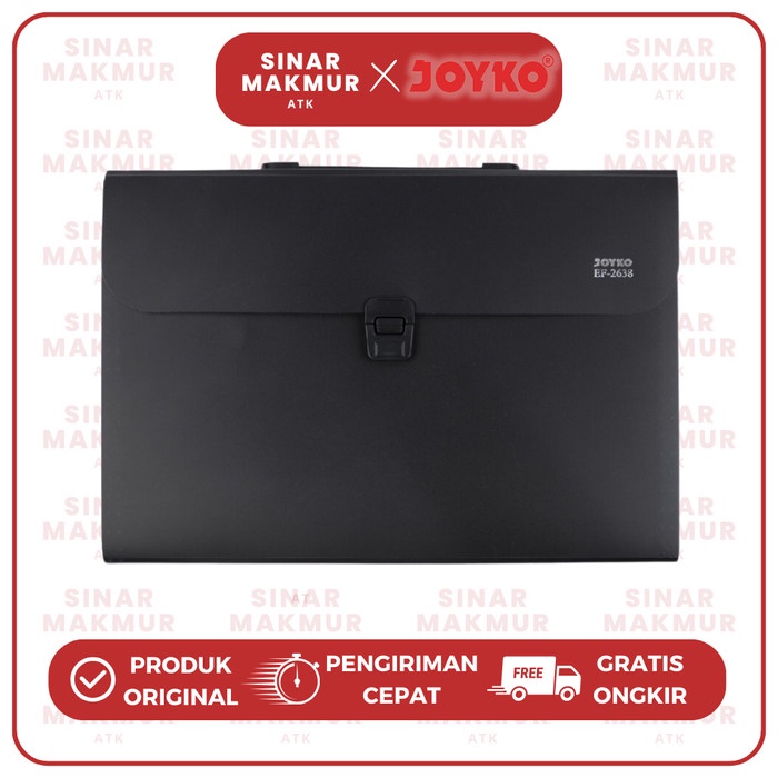 

TERBARU Expanding File/Map Harmonika Plastik Folio EF-2638 Joyko (Pcs) BISA GRAB!