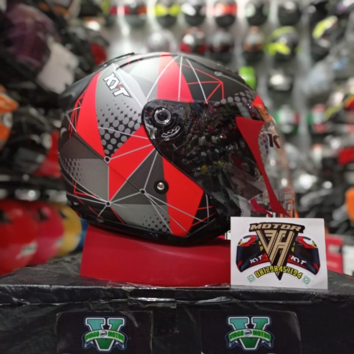 Kyt Galaxy Slide Red Grey Motif Terbaru