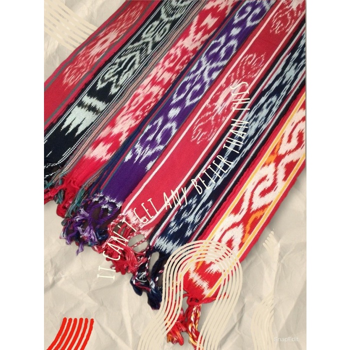 Scarf Kinario Ikat Kepala Tenun Ikat Premium Motif Ntt Special Edition