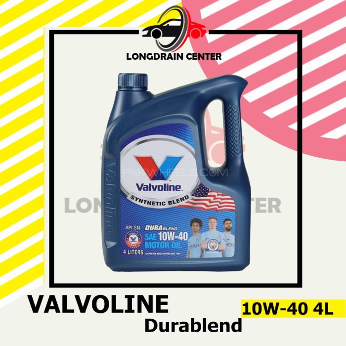 Oli Valvoline 10W40 Durablend 4 Liter Original