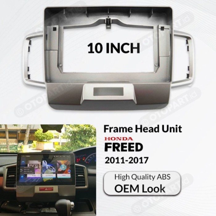 Frame Head Unit Freed 10 Inch Head Unit Android Honda Freed