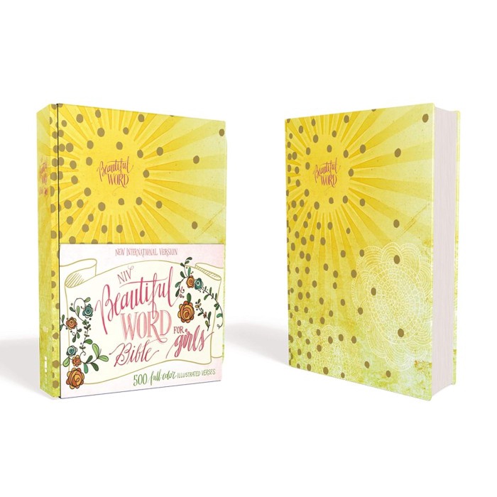 

Ready Niv Beautiful Word Bible For Girls: Niv, Sunburst, 500 Full-Color Illustrated Verses