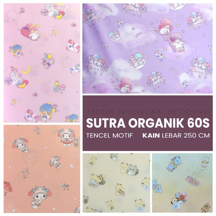 KAIN SUTRA BAMBOO 60S MOTIF ANAK LEBAR 250 CM PART 11