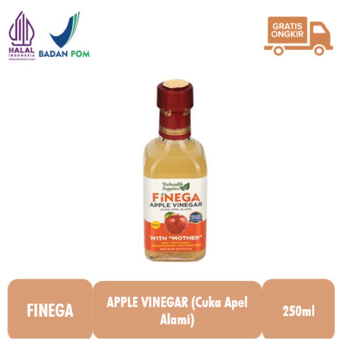 

Finega Apple Vinegar 250ml / Cuka Apel Alami
