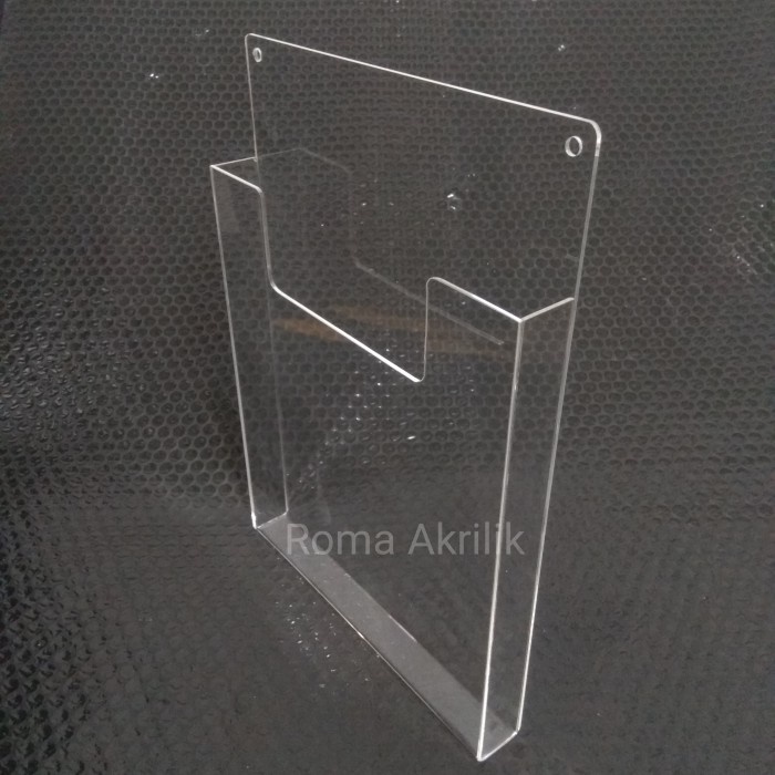 

Tempat brosur akrilik /kotak brosur A4/tempat brosur dinding Kode 297