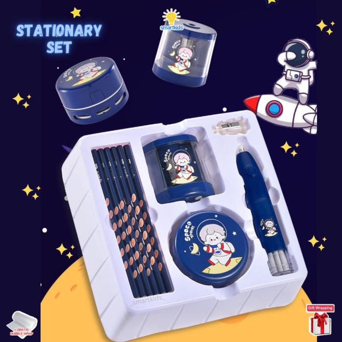 

DISKON Stationary Elektrik Otomatis Set Alat Tulis Electric Rautan Penghapus Vacuum Pembersih Debu