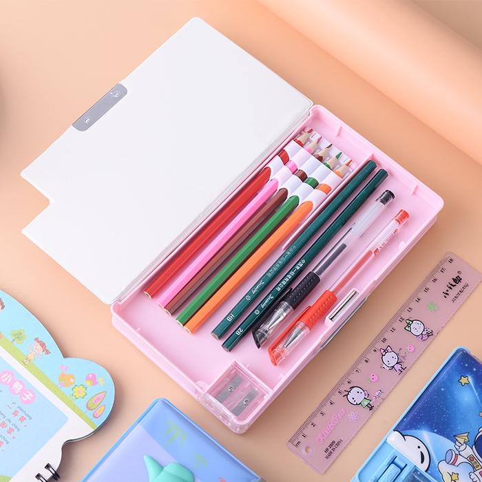 

HEMAT Matougui - Tempat Pensil Multifungsi Kartun 3D Cantik Dilengkapi Rautan, Stationery Sekolah