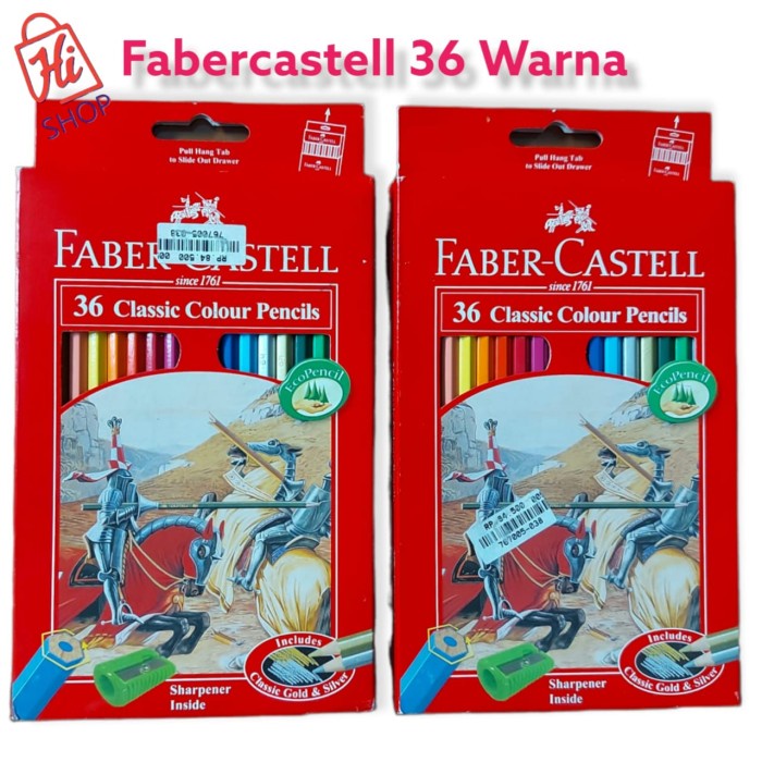

PROMO Back To School Pensil Warna Fabercastell 36 Warna Kualitas Premium