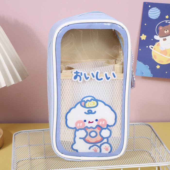 

HEMAT Kotak Pensil Kotak Transparan ala Korea Lucu Kelinci/ Rabbit/ Dog/ Bear/ Puppy/