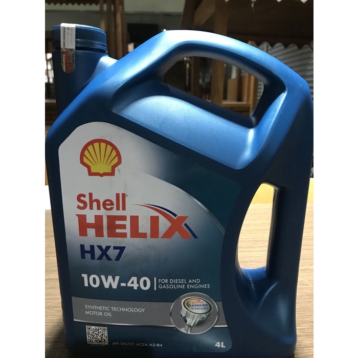 Shell Helix Hx7 10W-40 (4 Liter Galon)