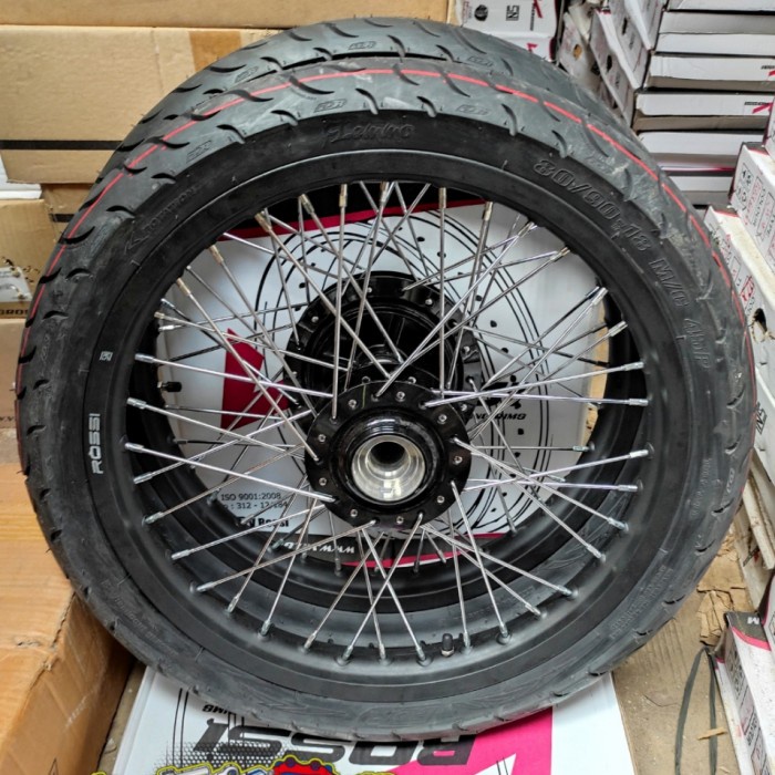 Velg Ruji Rx King Ring 18 Tromol Ori Set Plus Ban