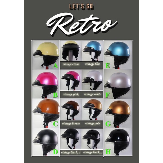 Helm Chip Sni Retro Pet