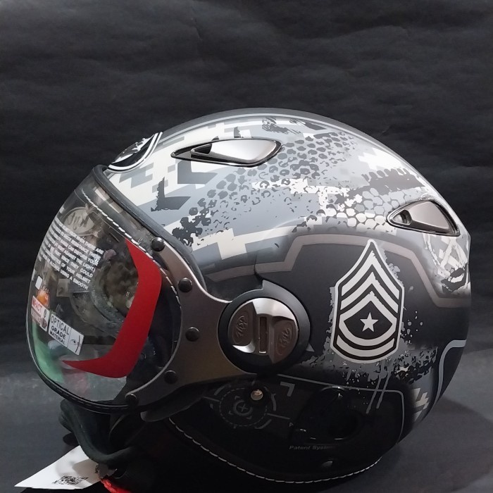 Helm Kyt Elsico #6 Grey Dof Helm Kyt Pilot