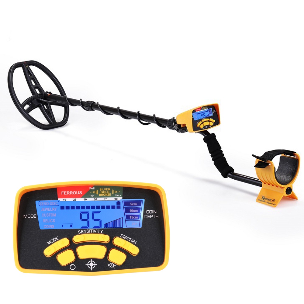 MONC Professional Underground Metal Detector MD-6350 With 11" Waterproof Search Coil,MD-6450 with ba