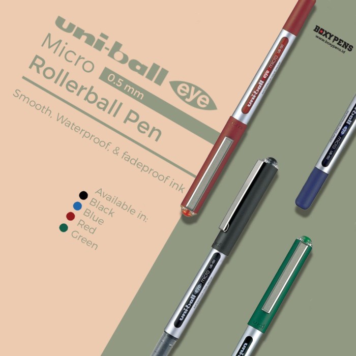 

TERBARU! Uniball Eye Rollerball Micro Pen - 0.5 mm