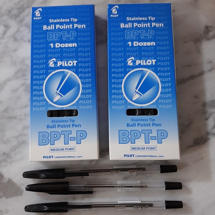 

PROMO! Pulpen / Ballpoint Pilot BPT-P hitam isi 12 pcs