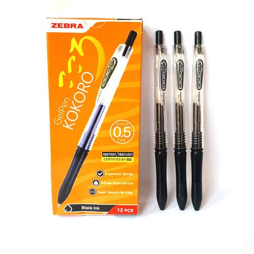 

Pen Gel Zebra Kokoro - 0.5 (lusin)