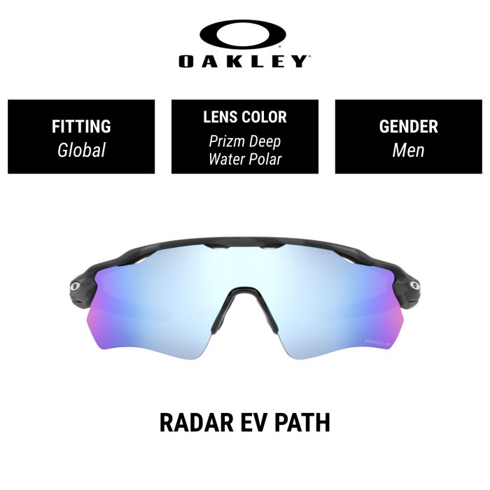 TERLARIS OAKLEY Radar EV Path Prizm Polar OO9208 9208C0 Kacamata Hitam