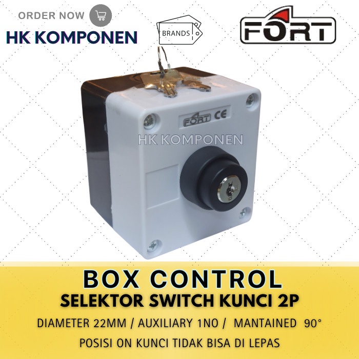 TERBARU saklar kunci on-off / box control waterproof /saklar key switch