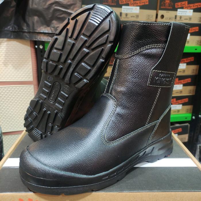 Sepatu Safety King'S Kwd 805 Cx 100% Original - Safety Shoes Kings 805 Cx Original Ujung Besi Hitam
