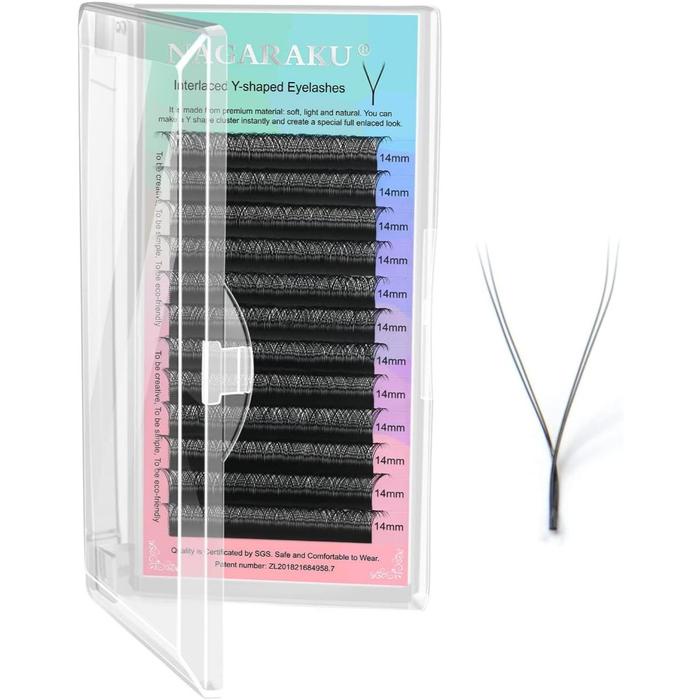 Terlaris BULUMATA YY Nagaraku Y shape/Nagaraku yshape/nagaraku Y lash Eyelash / HITAM / EYELASH /