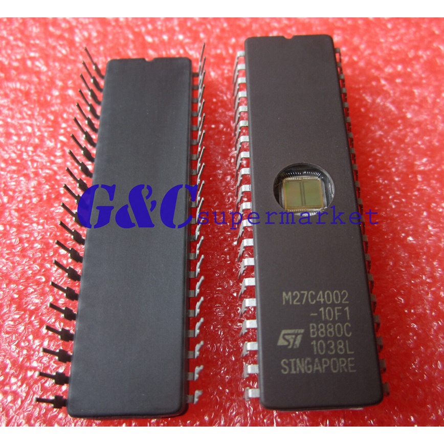 PRF 50PCS M27C4002-10F1 M27C4002 DIP-40 EPROMs ST NEW D58