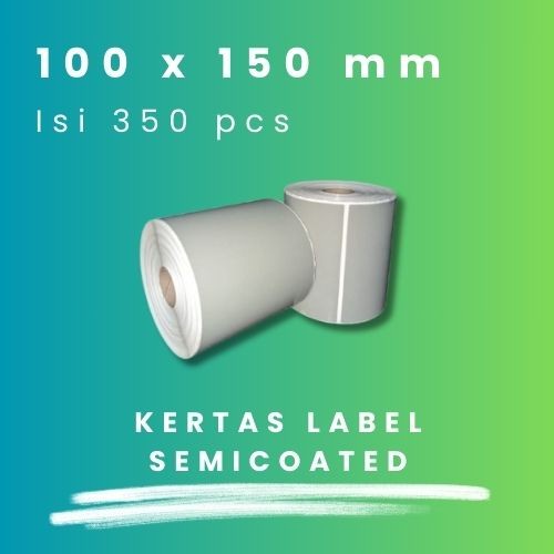 

SC ABU 100 X 150 - 1" @350 - 1 Line CORE 1 INCH 100X150MM 100 X 150 MM 10X15 CM 10 X 15 CM BARCODE LABEL SEMICOAT ABU SC SEMICOATED ABU STICKER STIKER 350 PCS