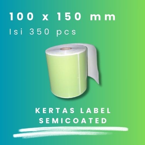 

SC HIJAU 100 X 150 - 1" @350 - 1 Line CORE 1 INCH 100X150MM 100 X 150 MM 10X15 CM 10 X 15 CM BARCODE LABEL SEMICOAT HIJAU SC SEMICOATED HIJAU STICKER STIKER 350 PCS