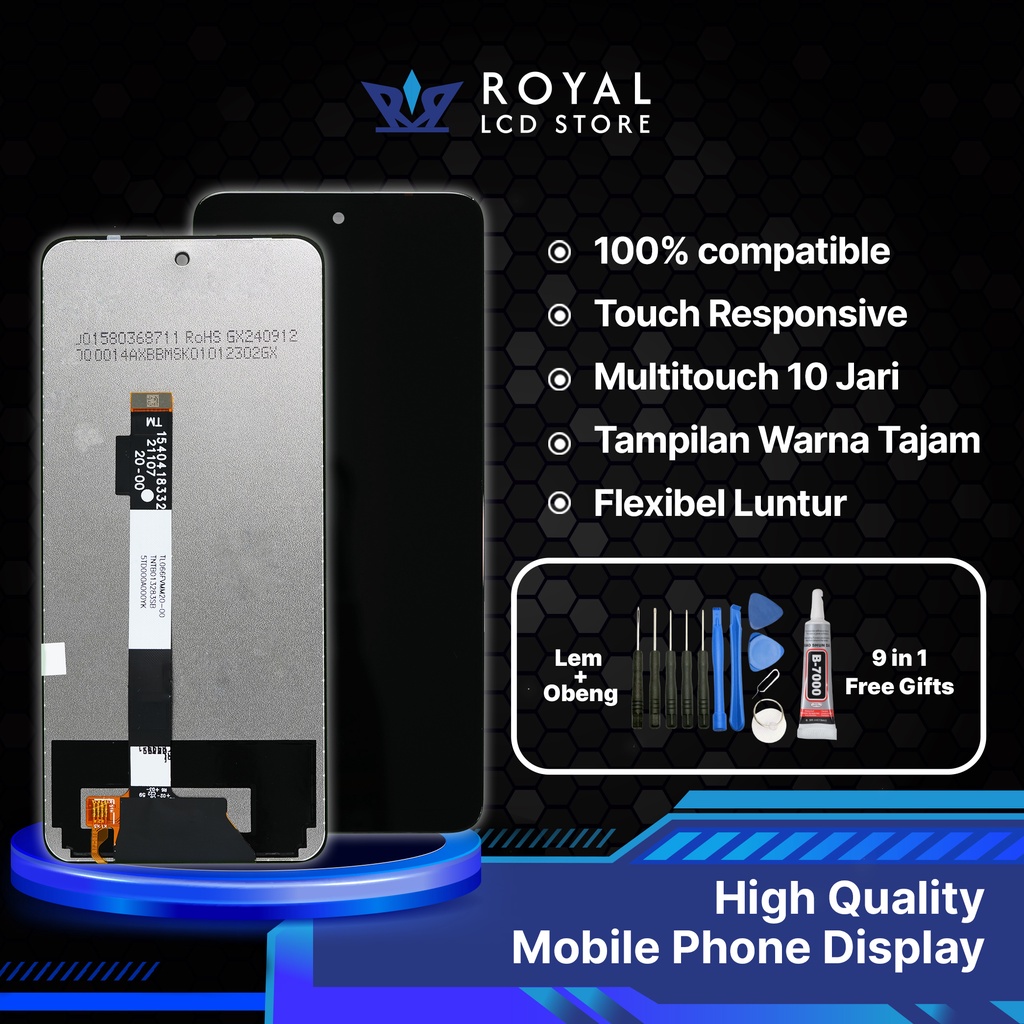 Lcd Xiaomi Pocophone X3 GT - Poco X3 - Poco X3 Pro - Poco X3 NFC Full Set Lcd Touchscreen