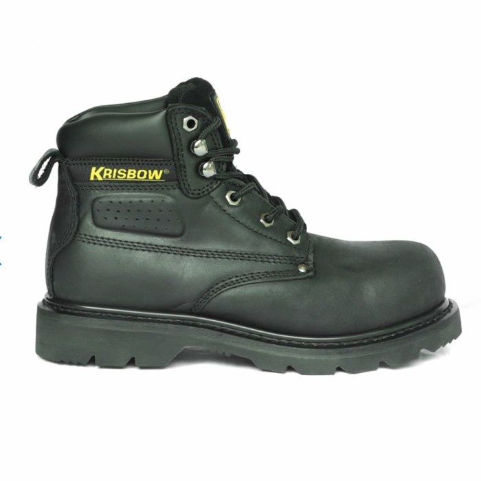 Krisbow Vulcan Sepatu Pengaman - Hitam Original