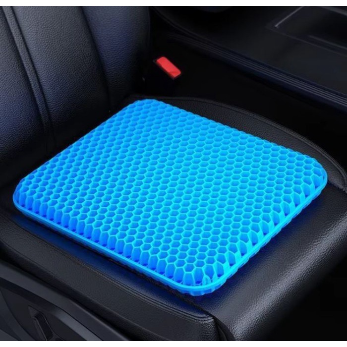 Bantal Alas Duduk Kursi Mobil Lantai Silikon Gel Dingin Anti Panas Super Empuk Nyaman Serbaguna