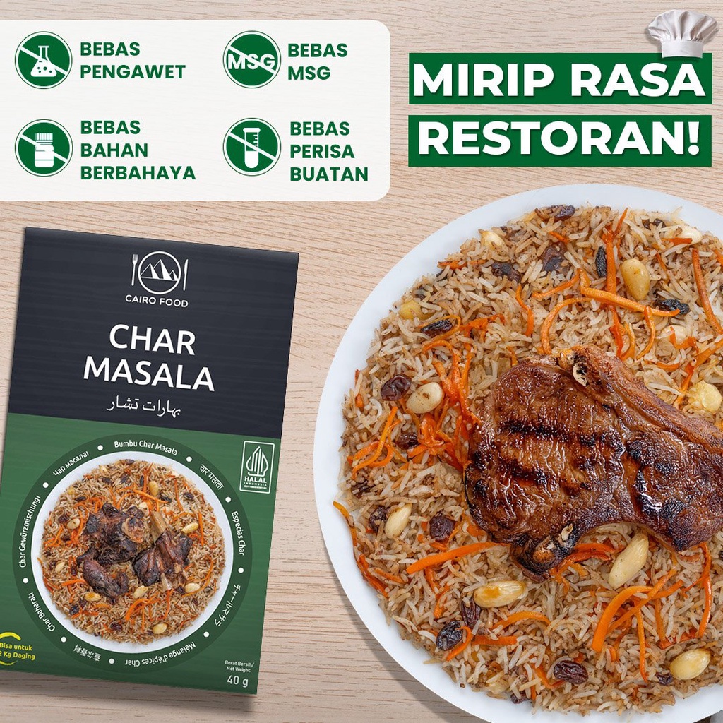 

Bumbu Char Masala Premium Untuk Profesional - Cairo Food