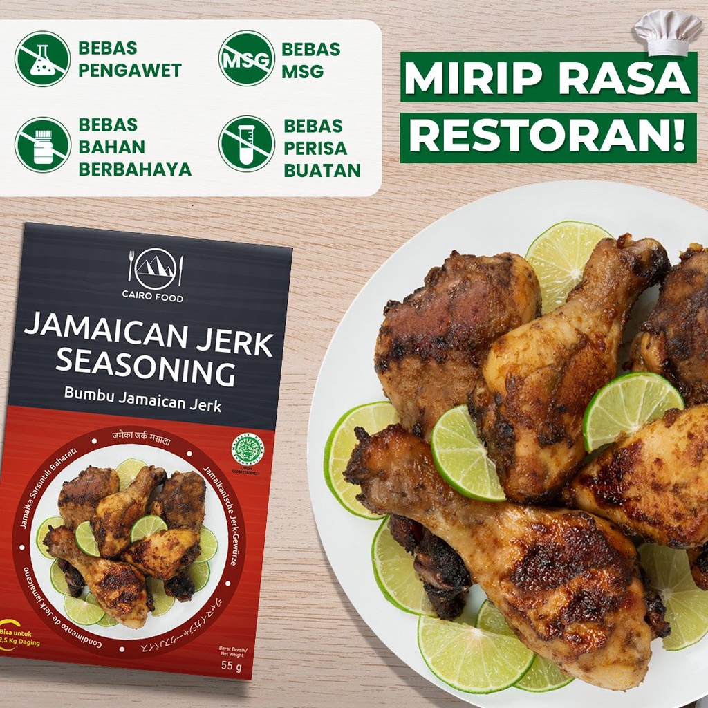 

Bumbu Jamaican Jerk Premium Untuk Profesional - Cairo Food