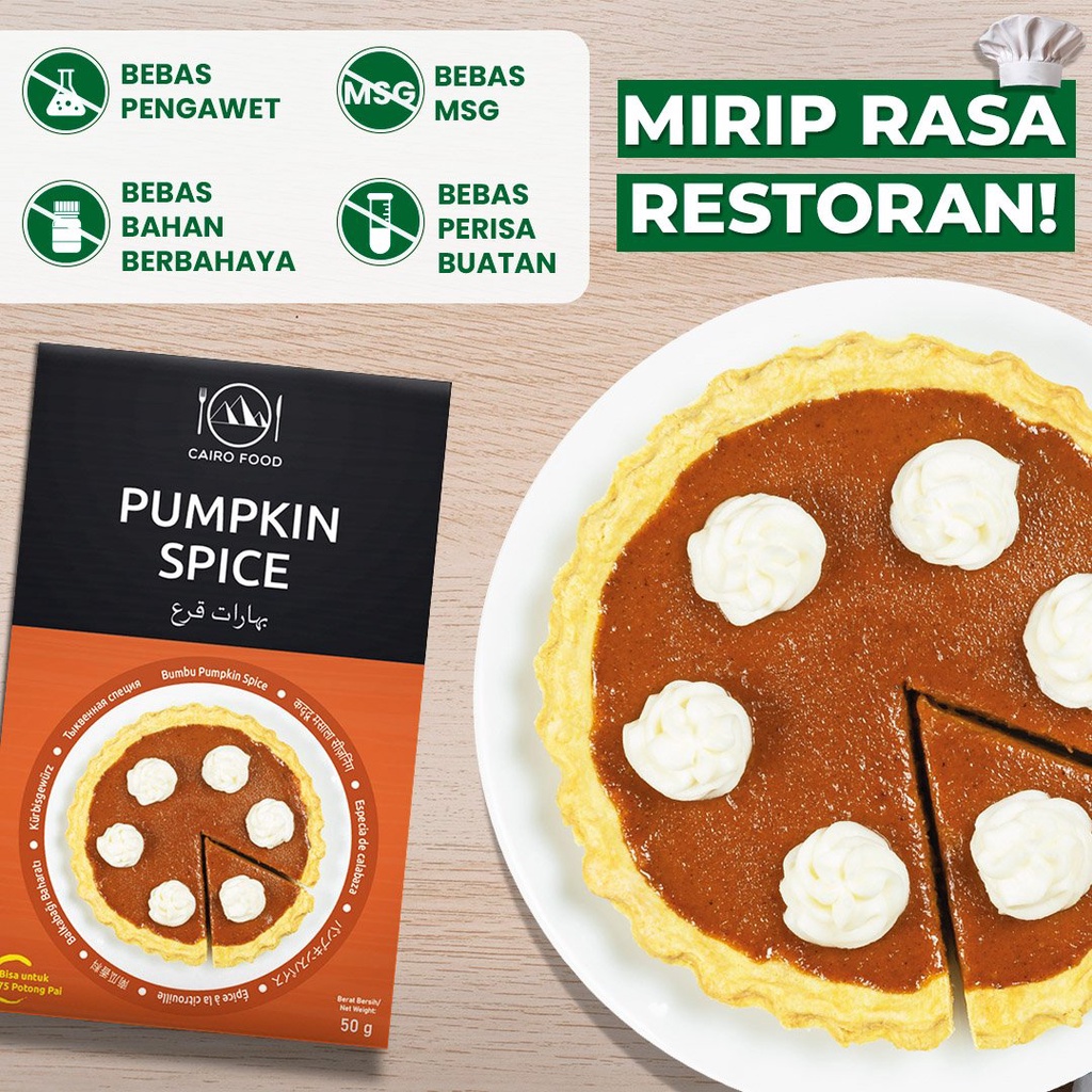 

Bumbu Pumpkin Spice Premium Untuk Profesional - Cairo Food