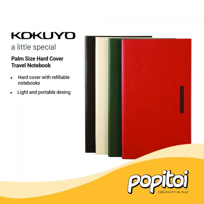 

Kokuyo Palm Size Hard Cover Travel Notebook Buku Tulis Lipat Catatan Ukuran Passport Paspor