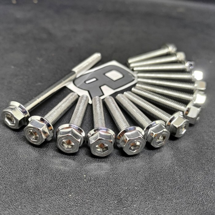 New  Baut Set CVT Stainless 2 Kunci Vario 110 Karbu Karburator