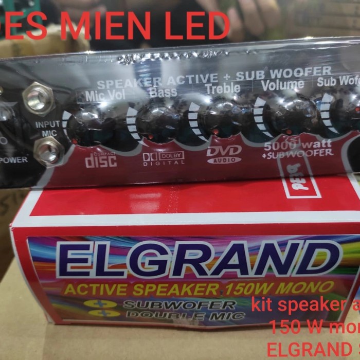 Sale Kit Speaker Aktif 150 Watt Mono Elgrand Sj
