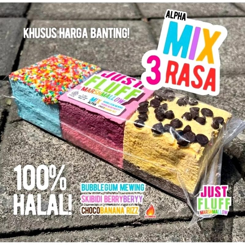 

JUST FLUFF MARSHMALLOW COOKIES & CREAM MIX ALFA MIX