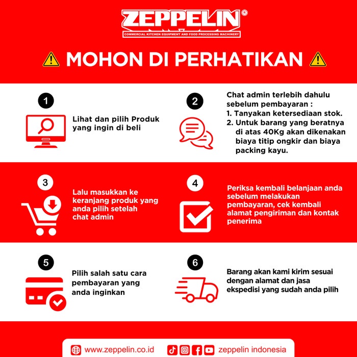 ZEPPELIN ONGFAN GAS BLOWER STEAMER F001 + KLAKAT