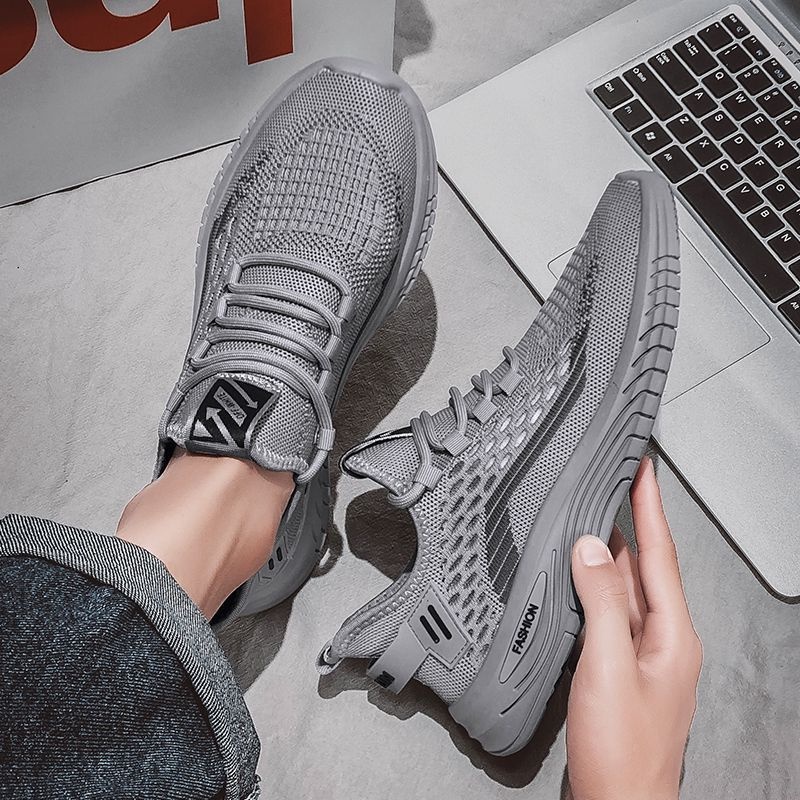 Best Seller Leedoo Sepatu Pria Sneakers Casual Running Sepatu Cowo Bahan Kain Shoe Jogging Lari