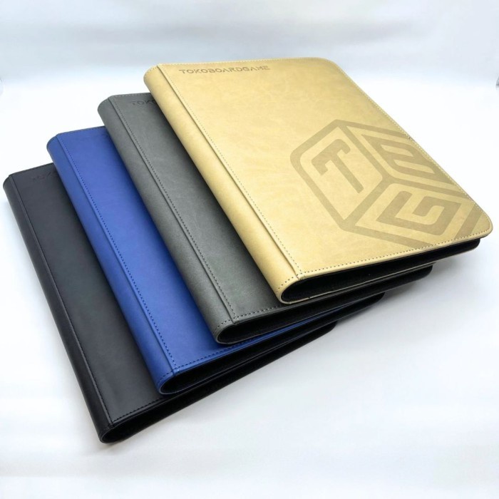 

Premium 9 Pocket Pu Leather Binder Zipper Card Album - Tbg - Tokoboardgame