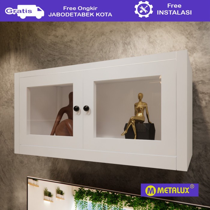 

Metalux Saijo - Lemari Pajangan Besi Steel Rack Display