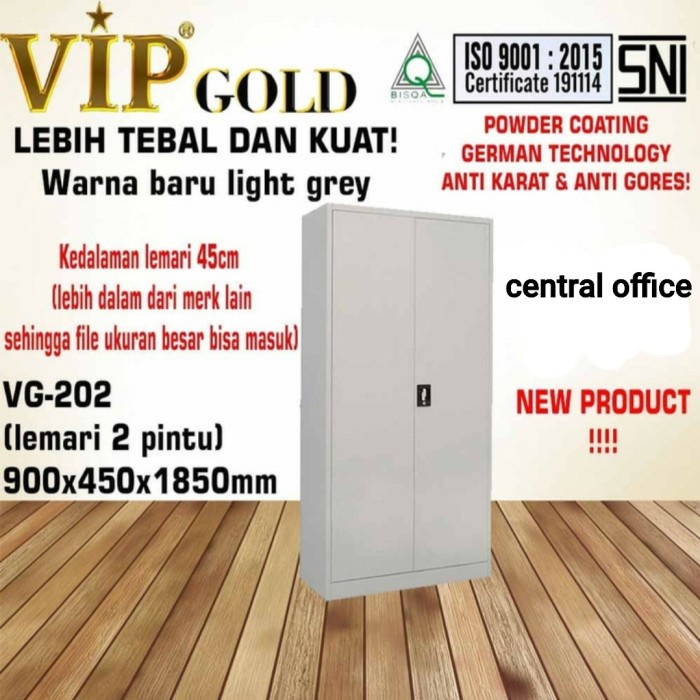 

Lemari Arsip Vip Gold Vg 202 Free Ongkir Wilayah Jaktang