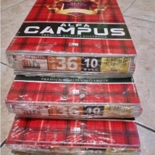 

Buku Tulis 1 Pak Campus Boxy Panjang 50 Lembar Stationery Kertas
