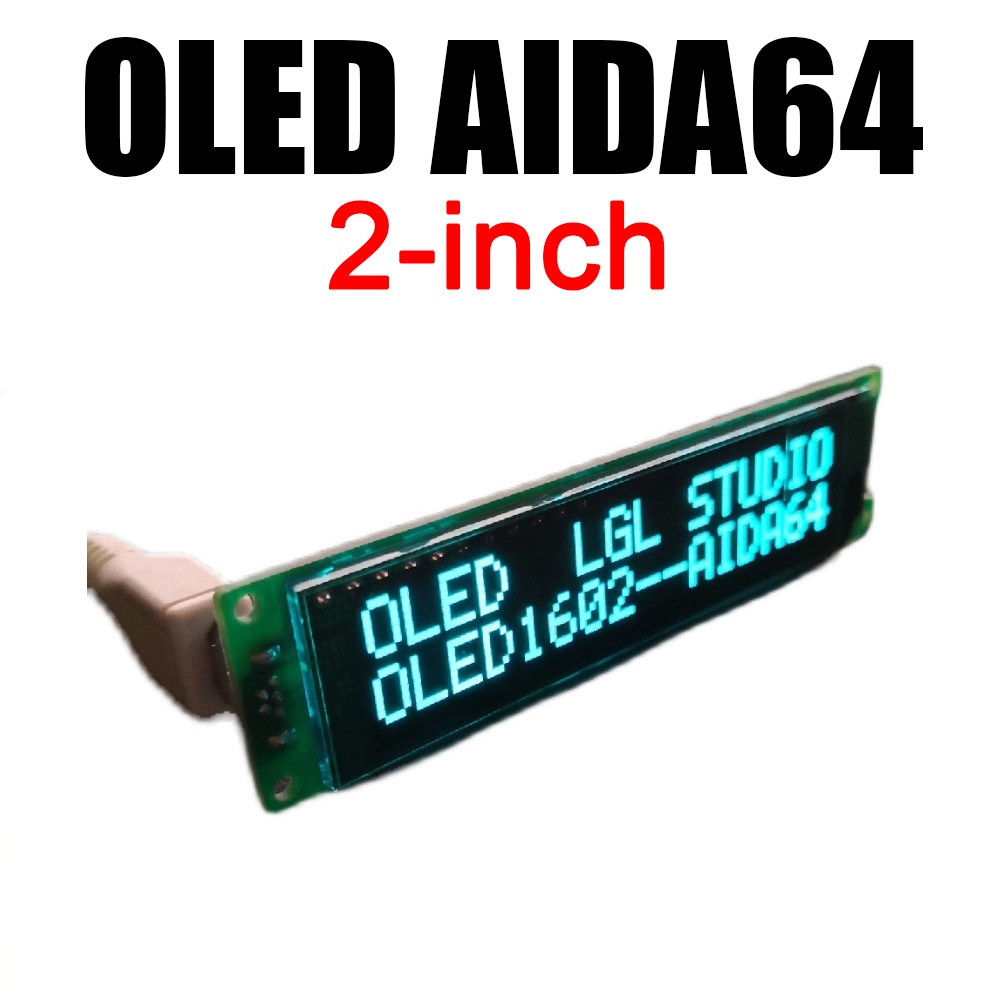 MDA 2-inch AIDA64 Sub-screen OLED Display Pc Chassis Secondary Digital Screen Computer Hardware Stat
