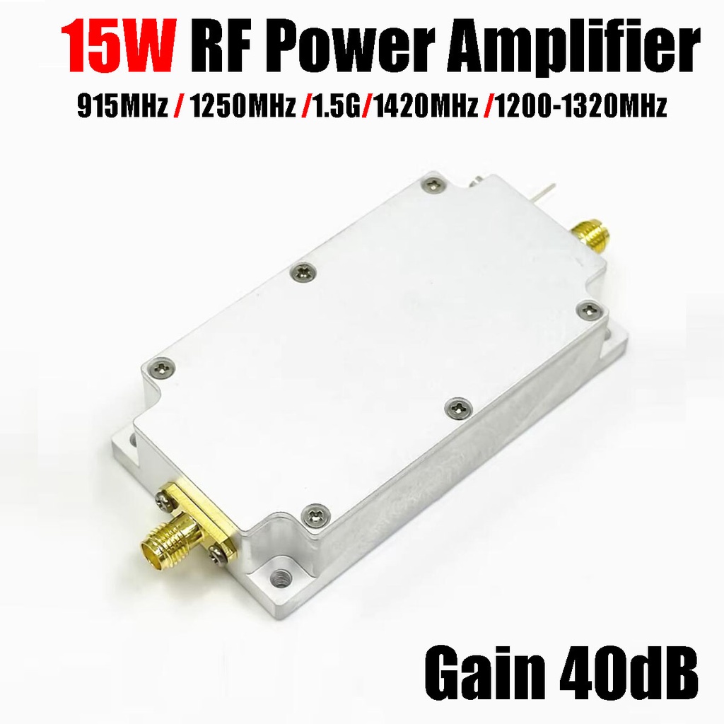 MDA 15W RF Power Amplifier 868Mhz 915Mhz 1.2Ghz 1.5Ghz 2.4Ghz For LORA Helium Miner GNSS Receiver WI