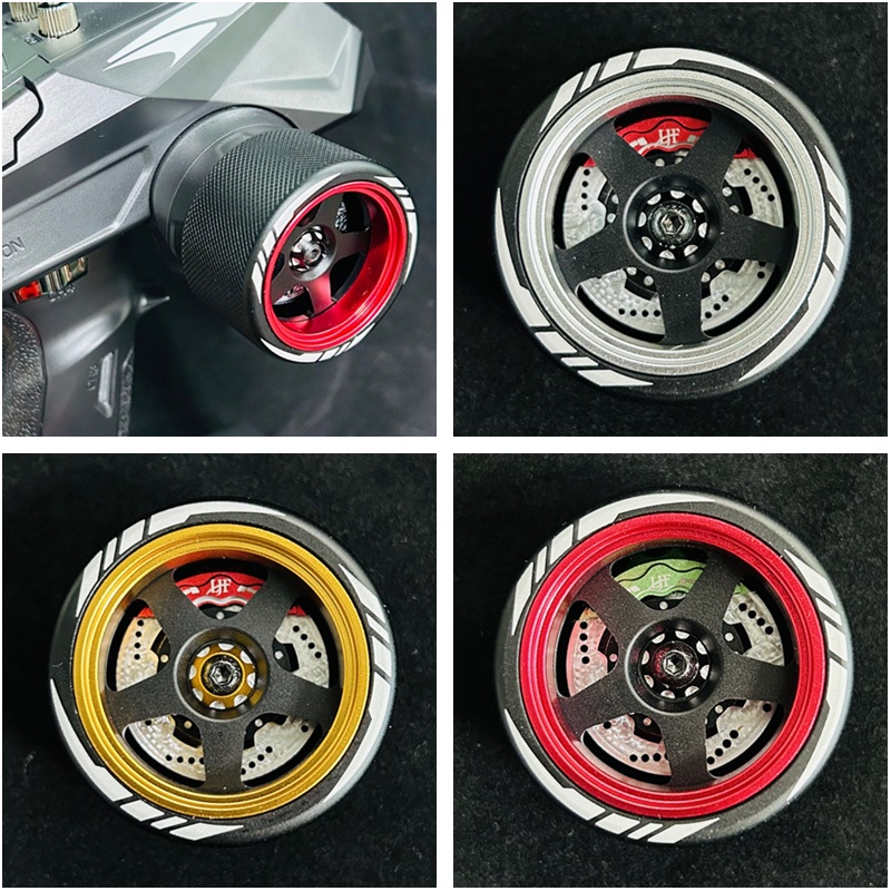 KYOMA Metal RC Remote Control Transmitter Steering Wheel Handwheel for DumboRC X4 X6 X5 X6P RC Car C