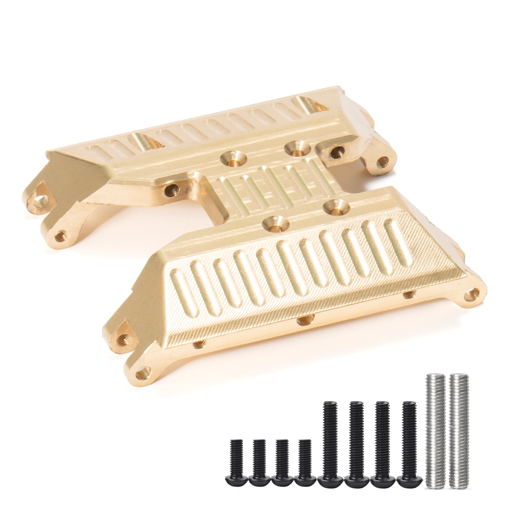 KYOMA Brass Chassis Skid Plate Center Transmission Gearbox Mount Base For Axial UTB18 Capra 1/18 RC 